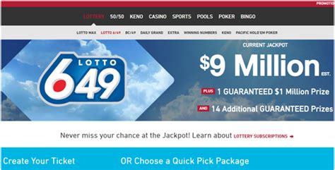 latest guaranteed 649 prize results.